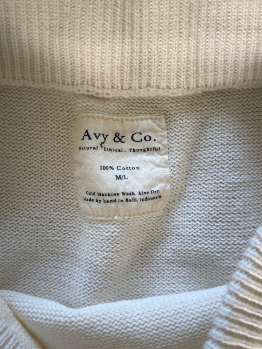 Avy & Co Tilda Cream Knit Skirt - Picture 8 of 8